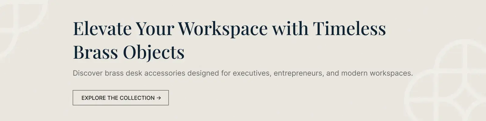 get brass desk accessories for modern offices in Dubai