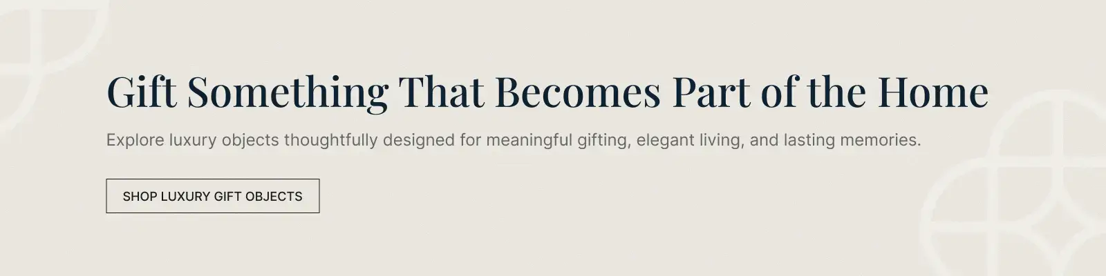 Luxury home gift objects for a housewarming gift in Dubai