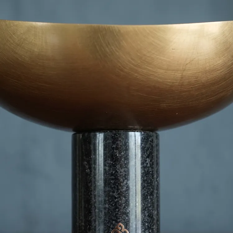 Aabha Brass and Marble Bowl