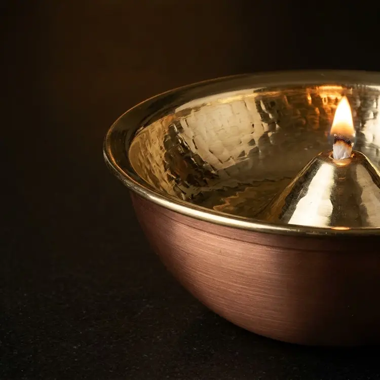 Akhand Copper and Brass Diya