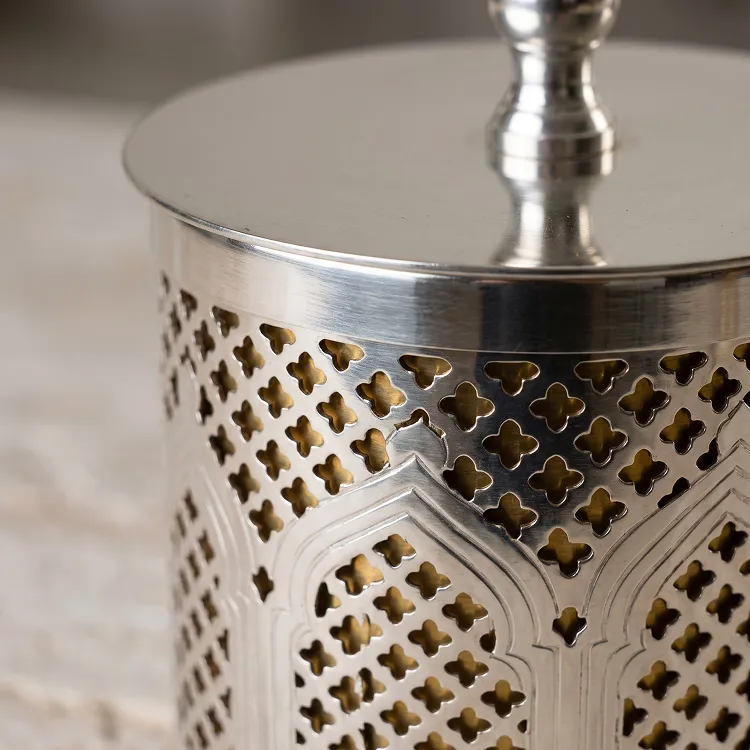 Architectural Silver Jars