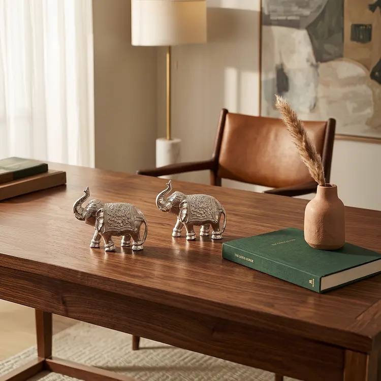 Gaj Silver Elephants