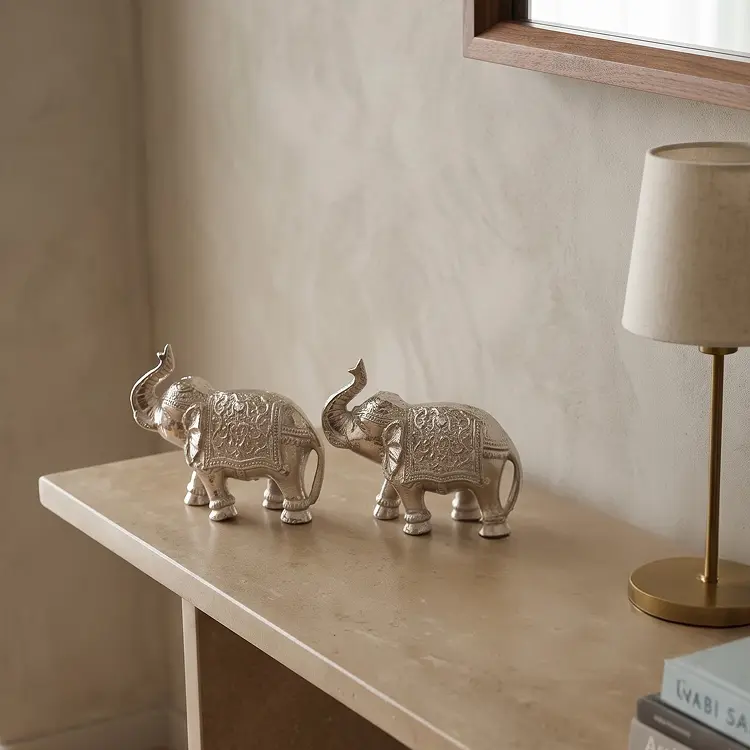 Gaj Silver Elephants