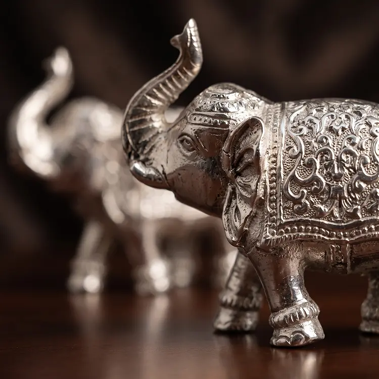 Gaj Silver Elephants