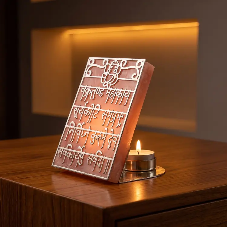 Ganesh Mantra Tealight Holder