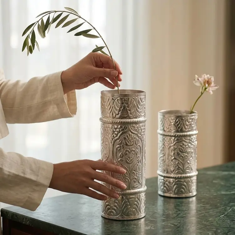 Mehr Candleholder and Vase Duo