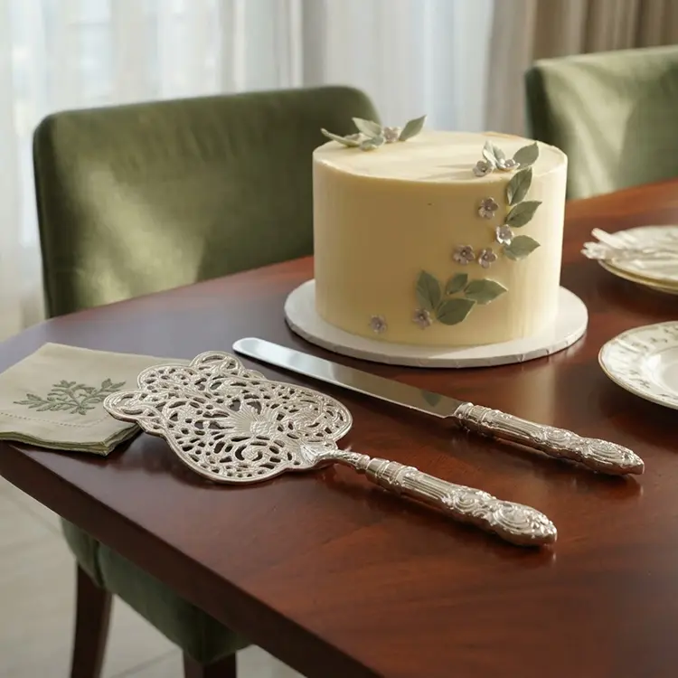 Royal Silver Cake Serving Set
