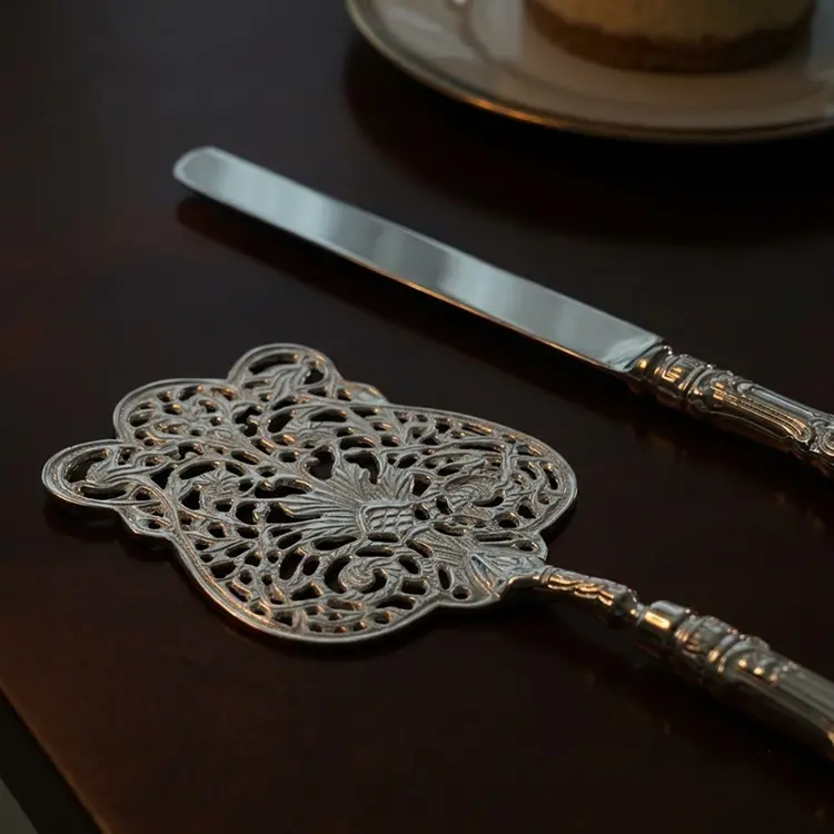 Royal Silver Cake Serving Set