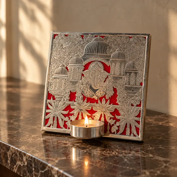 Shubh Ganesh Tealight Holder