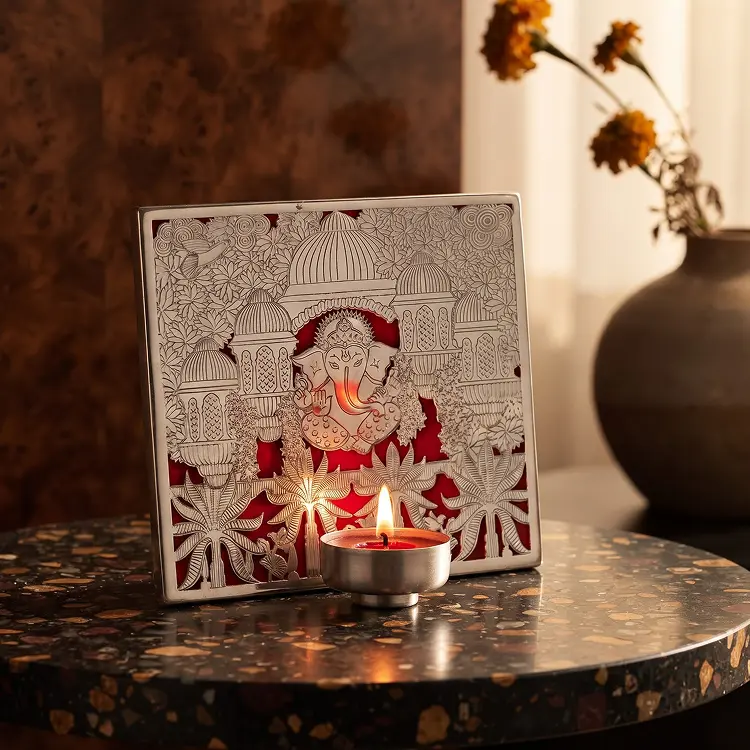 Shubh Ganesh Tealight Holder