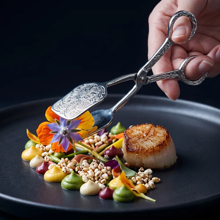 Silver Serving Tongs