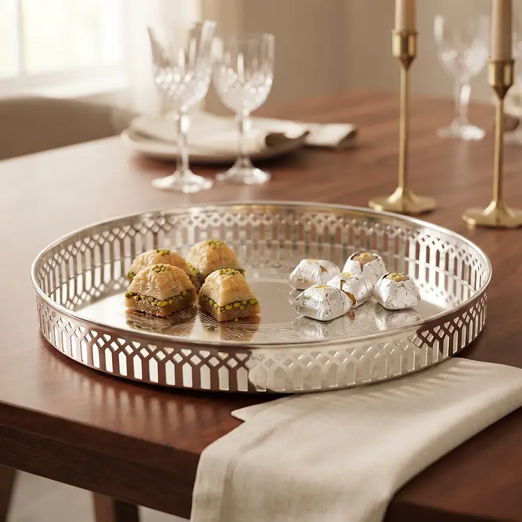 Zoya Silver Serving Tray
