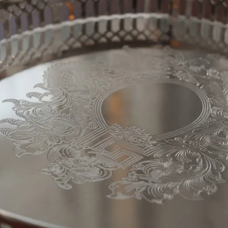 Zoya Silver Serving Tray