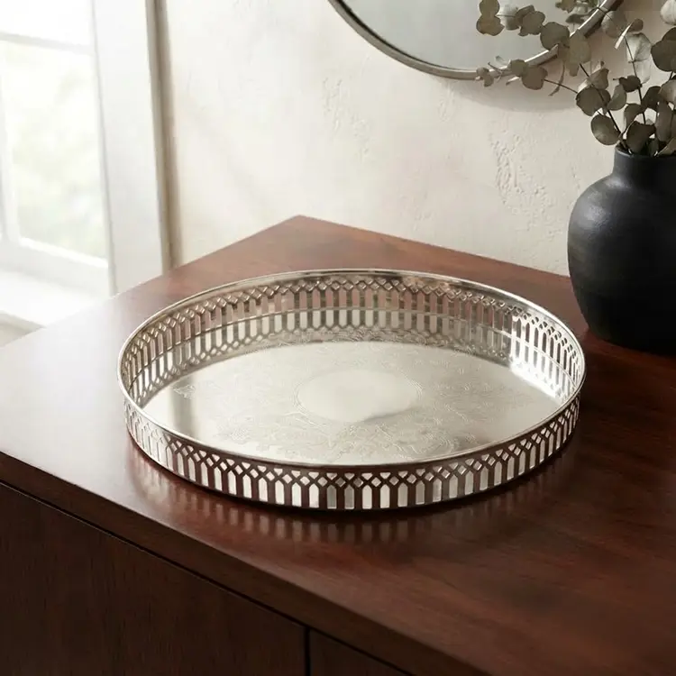 Zoya Silver Serving Tray