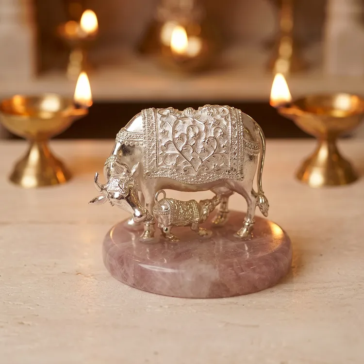Kamdhenu Silver Cow
