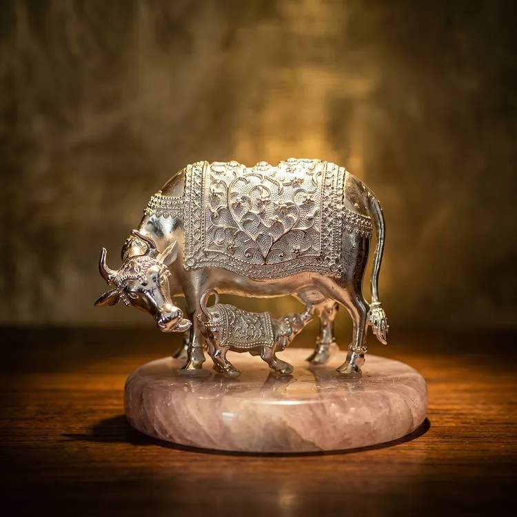 Kamdhenu Silver Cow