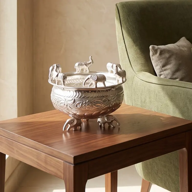 Gaj Silver Urli (Small)