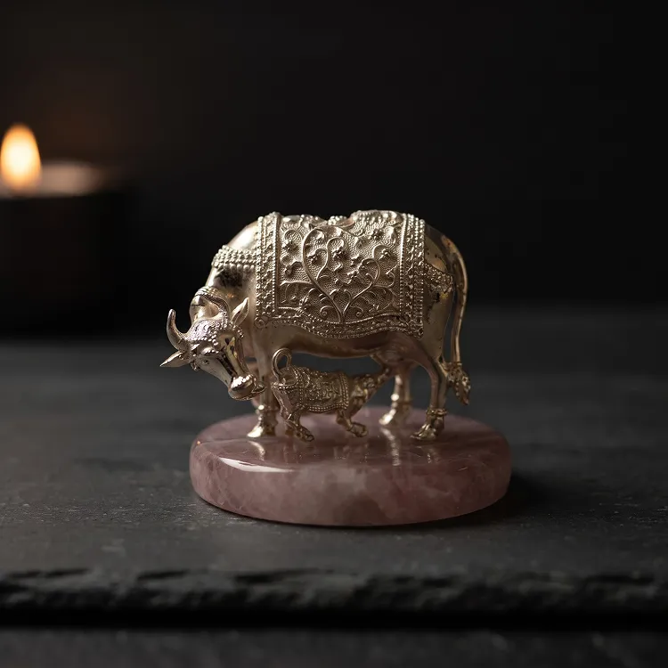 Kamdhenu Silver Cow