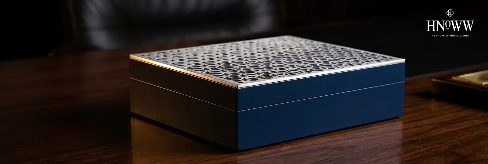 The Archive Box luxury desk storage solution