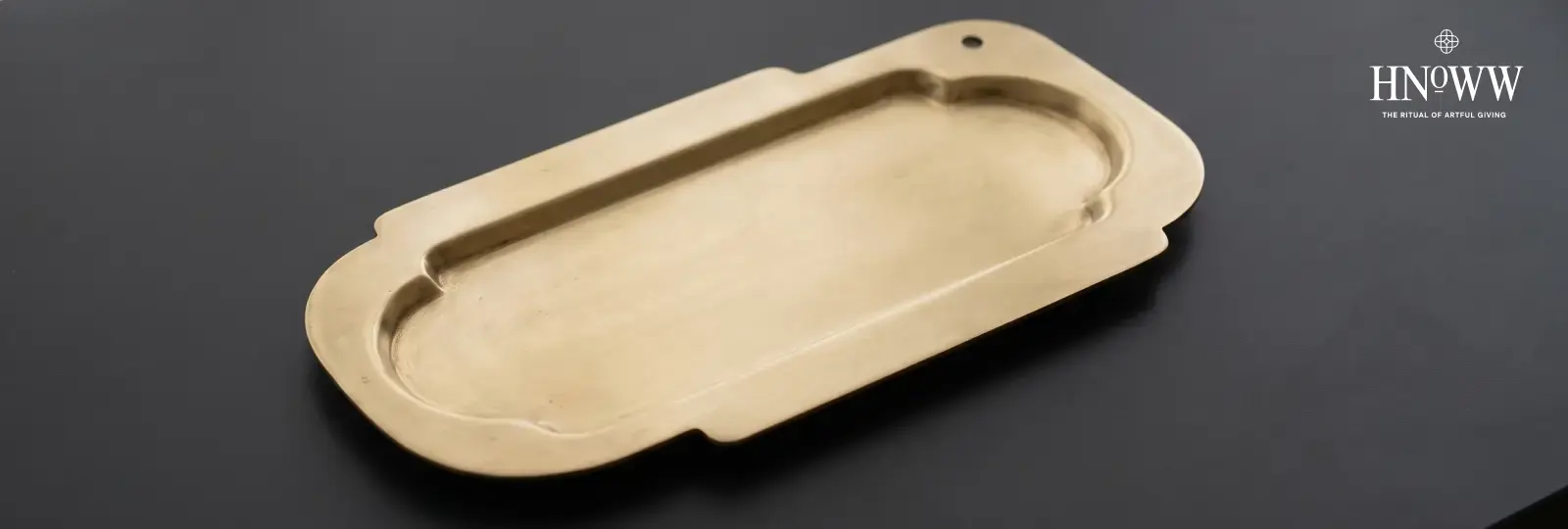 The Linear Brass Tray luxury gift for men