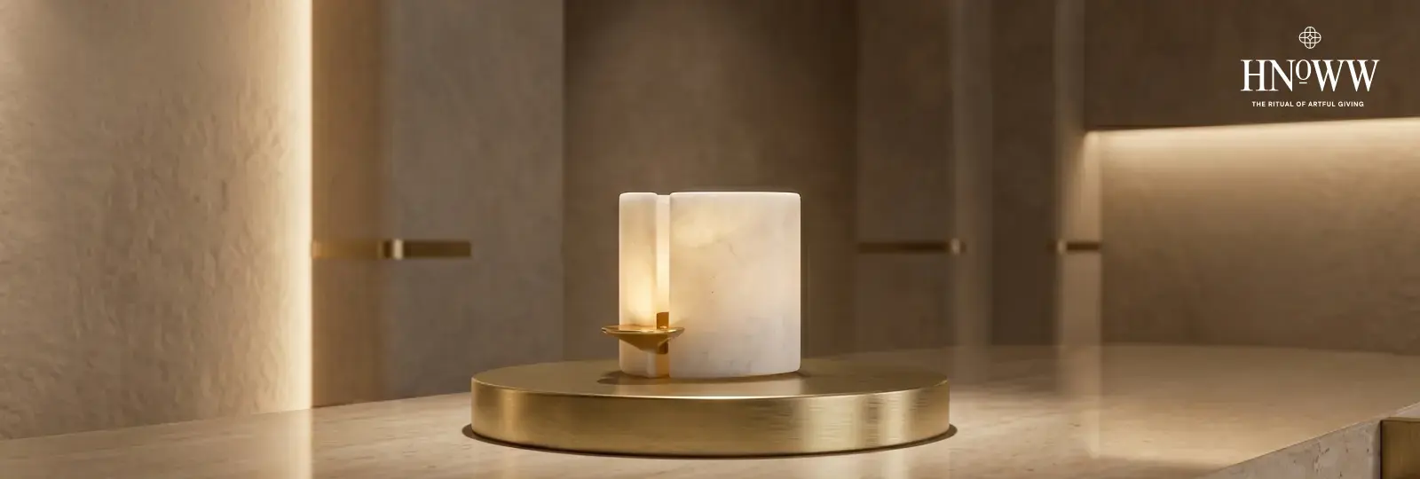 the marble vessel luxury marble décor object for premium gifting in Dubai